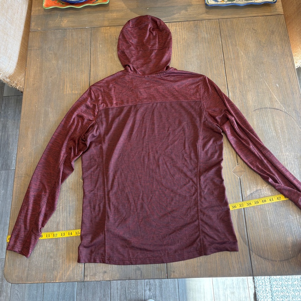 Kuhl Maroon Hooded Shirt - Picture 2 of 9